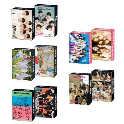 30Pcs/Set Kpop ENHYPEN Lomo Cards Treasure ATEEZ TWICE TNT Photocard HD High quality Photo Album Cards