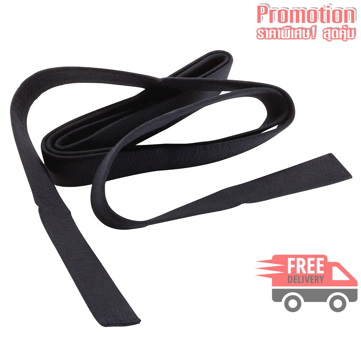 Martial Arts Piqué Belt 2.80m - Black