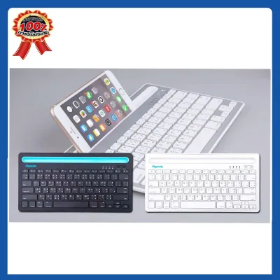 razeak ws-bk102 คีย์บอร์ด บลูทูธ วางโทรศัพท์ ชาร์จแบตได้ในตัว Keyboard Bluetooth window/mac/android/os