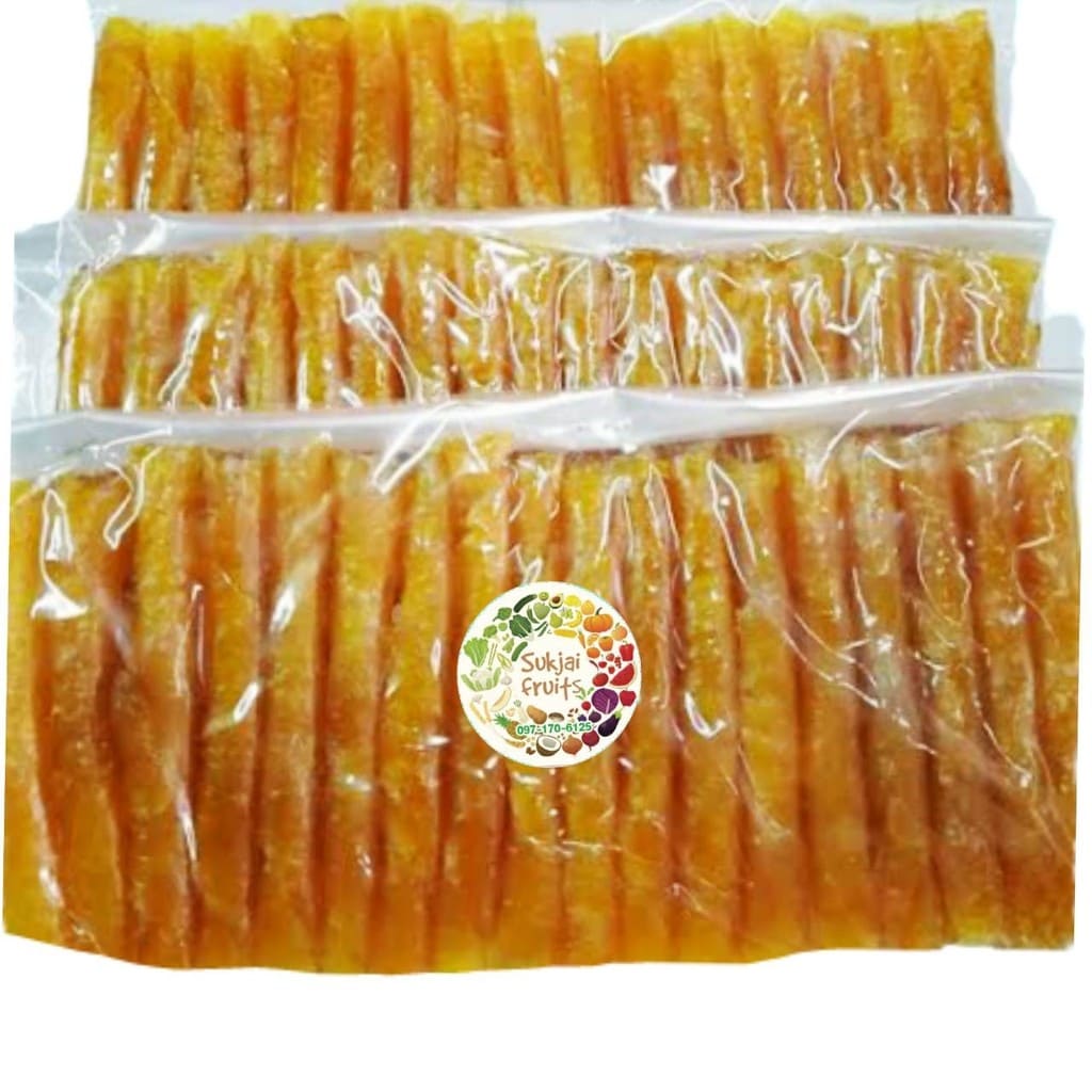 มะม่วงกวน 1 กิโลกรัม - Dried mango paste 1 kg -fruits jelly Dried fruit ผลไม้ อบแห้ง  ขนมไทย ขนม OTOP