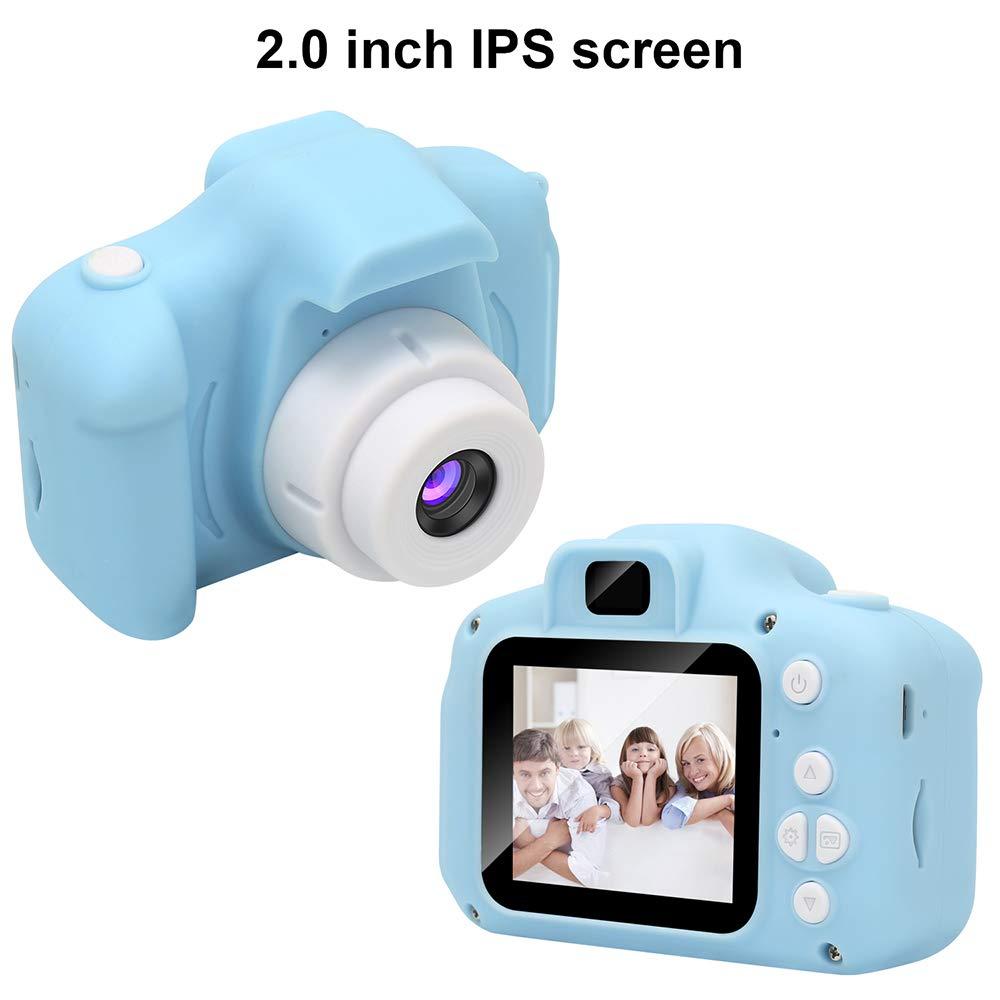 กล้องเด็ก กล้องถ่ายรูปเด็ก เด็กกล้องวิดีโอดิจิตอลมินิแบบชาร์จเด็กกล้องกันกระแทก 8MP HDของเล่นกล้องเด็กกล้องวีดีโอ