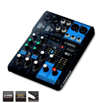 ดูภาพ มิกเซอร์ Mixer YAMAHA MG 6 X <br/>เพิ่มเติม มิกเซอร์ Mixer YAMAHA MG 6 X