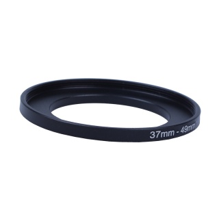 Camera parts 37mm-49mm lens filter step up ring adapter black 1