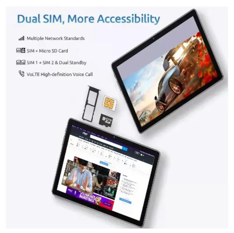 ภาพสินค้าพร้อมส่ง แท็บเล็ต H Tablet หน้าจอ 10.1 นิ้ว  Android 8.1 หนึ่งซิม 4G LTE WIFI H Tablet X10 จากร้าน CHEAP_HOME63 บน Lazada ภาพที่ 3