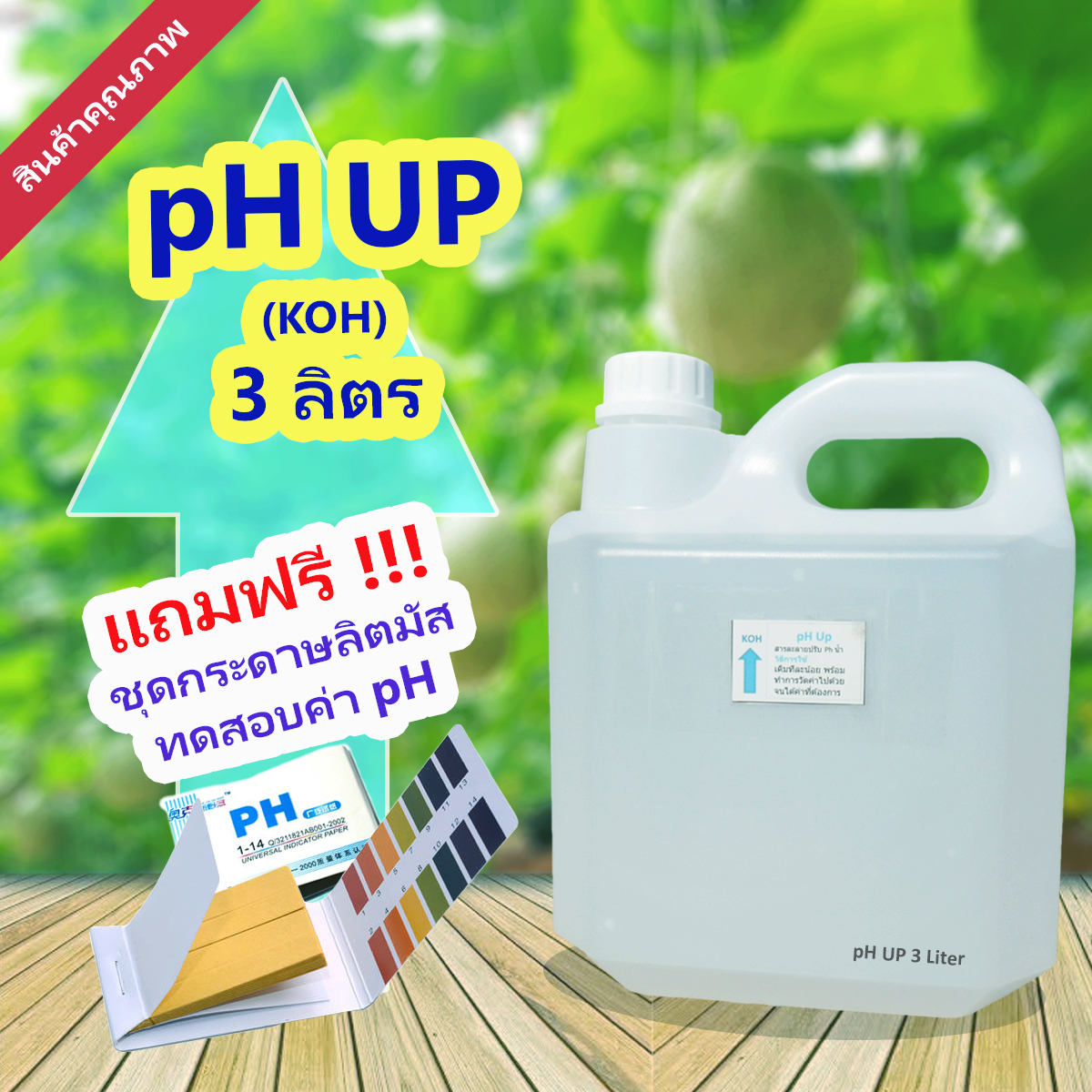 PH DOWN ขนาด 1 ลิตร และ PH UP ขนาด 1 ลิตร (ชุดแพ็คคู่สุดคุ้ม สำหรับ ลดค่า ph  และ เพิ่มค่า ph น้ำ) สำหรับผักไฮโดรโปนิ