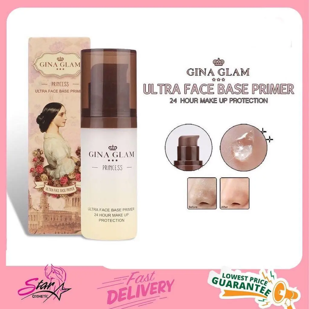 Gina Glam Princess Ultra Face Base Primer จีน่า เกลม ปริ๊นเซส อัลตร้า เฟส เบส ไพรเมอร์ #G18 ขนาด 30 กรัม