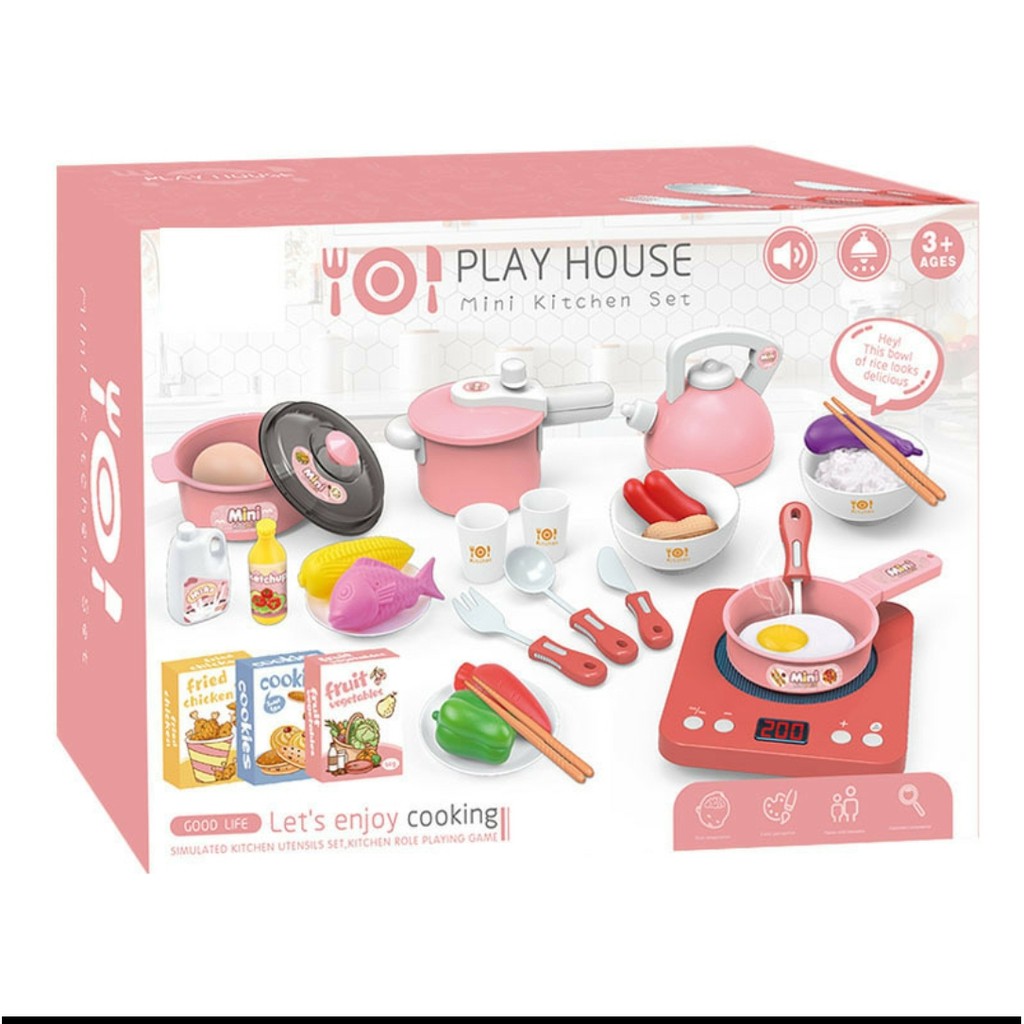 ลดราคาพิเศษ ของเล่นชุดเครื่องครัวมินิ  Play House Mini Kitchen Set ชุดครัว ครัวเด็ก ทำกับข้าว ของเล่นเด็กเสริมทักษะ พร้อมส่ง! ราคาถูก โปรโมชั่นพิเศษ เครื่องใช้ในครัว ชุดเครื่องครัว ชุดเครื่องครัวซิลิโคนด้ามไม้ หม้อสแตนเลส ชุดเครื่องครัว