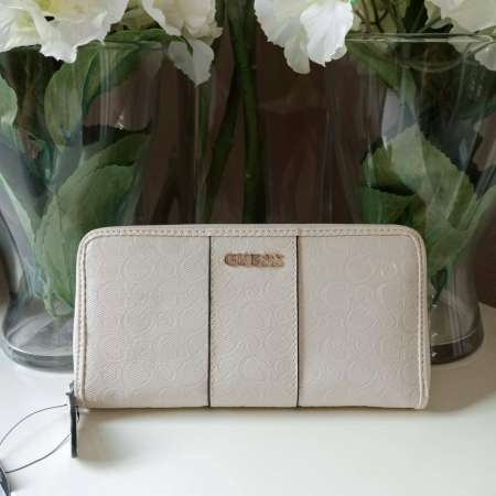 NEW UPDATE♡♡ Guess leather wallet กระเป๋าสตางค์ใบยาวซิปรอบ