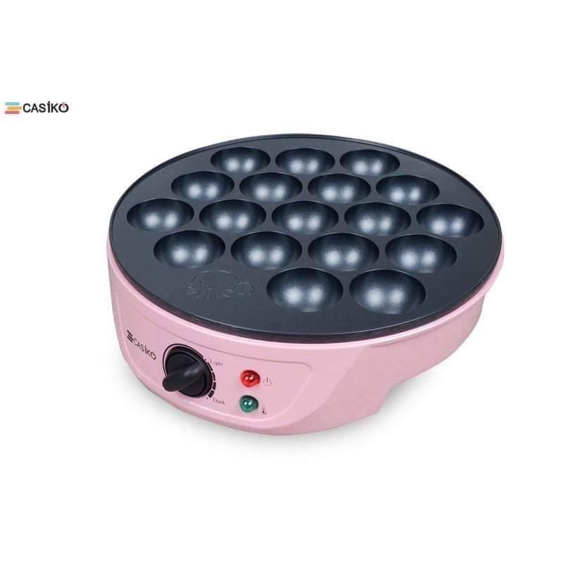 Casiko เครื่องทำทาโกะยากิ รุ่น CK-5004A ทาโกะยากิ TAKOYAKI MAKER เครื่องทำทาโกะ คาสิโก้ ขนมครก ไข่นกกะทา
