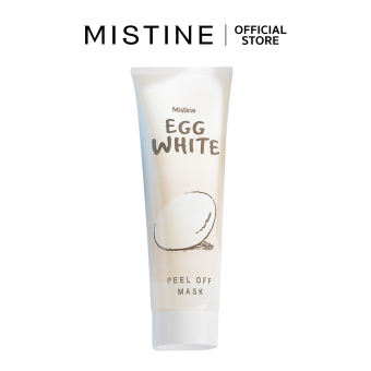มิสทิน ครีมลอกหน้า สูตรผสมไข่ขาว 85 กรัม MISTINE EGG WHITE PEEL OFF MASK 85 G. (ครีมทาหน้า,ครีมมาร์คหน้า,ครีมลอกหน้า)