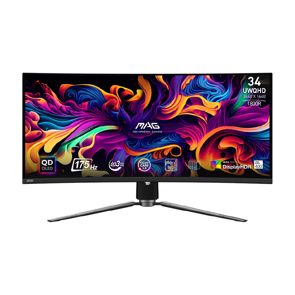 MSI GAMING MONITOR MAG 341CQP-QD-OLED | 34” UWQHD | QD-OLED | 175Hz | 0.03ms (จอเกมมิ่งมอนิเตอร์) ราคา 43,890 บาท*ส่งฟรี