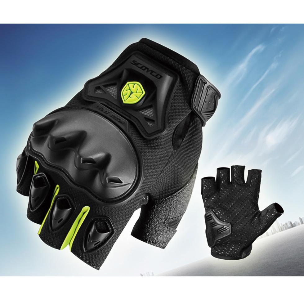 ถุงมือนิรภัย สำหรับขับขี่มอเตอร์ไซค์ แบบครึ่งนิ้ว Size XL ถุงมือนิรภัย สำหรับขับขี่มอเตอร์ไซค์ แบบครึ่งนิ้ว Size XL