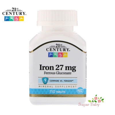 21st Century Iron 27 mg 110 Tablets