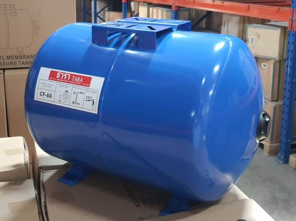 ถังแรงดัน Pressure Tank ยี่ห้อ TARA ธารา รุ่น CF60 น้ำเงิน Lazada.co.th