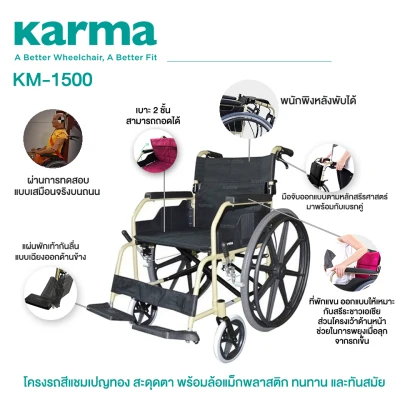 Soma 150.3 – เก้าอี้รถเข็นผู้สูงอายุ วีลแชร์ผู้ป่วย