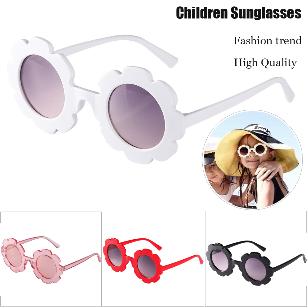 TANGXU926926929 1Pc เด็กชายและหญิงผลิตภัณฑ์กลางแจ้ง Streetwear แว่นตาเท่ห์ Sun แว่นตาเด็กแว่นตากันแดดดอกไม้ Vintage