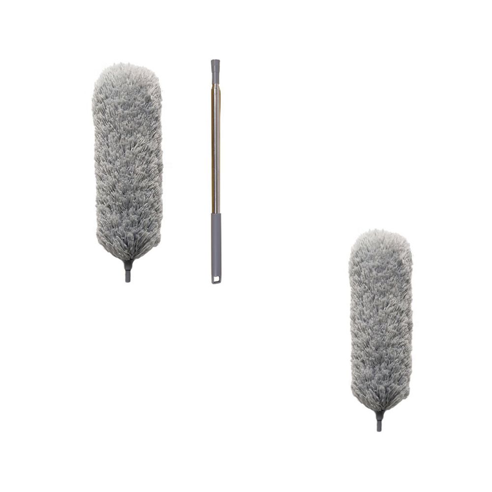 WOUNDED High Quality Anti-static Portable Scalable Handhold Home Cleaning Cleaner Microfiber Duster Duster Plastic Handle