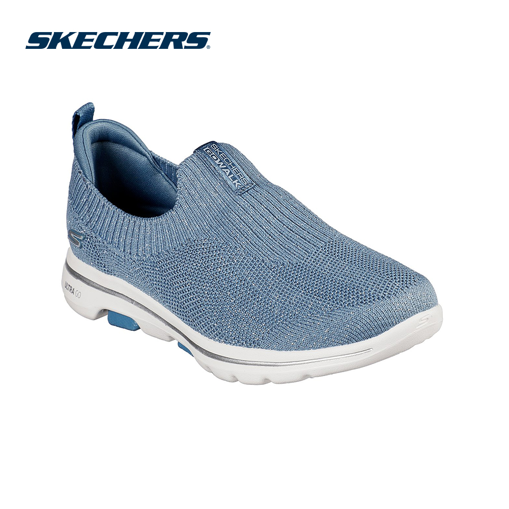 Skechers สเก็ตเชอร์ส รองเท้า ผู้หญิง GOwalk 5 Shoes - 124214-BLU