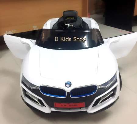 ซื้อเลยตอนนี้ รถแบตเตอรี่เด็กนั่ง BMW i8 Model รถไฟฟ้าเด็กคันใหญ่ สีขาว ราคามิตรภาพๆ