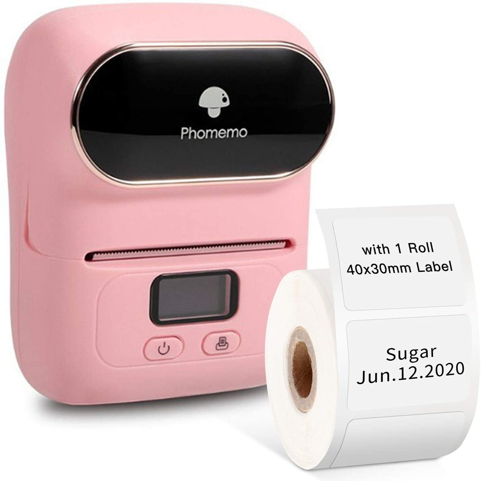 Phomemo M110 Bluetooth Thermal Label Printer,Ink free Portable Label