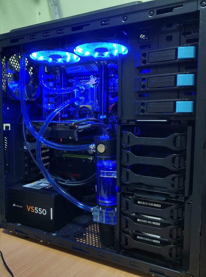 ชุดน้ำCPU ระบบเปิด 2ตอน ครบชุดCPU Water Cooling Set รุ่นMaster Grade ...