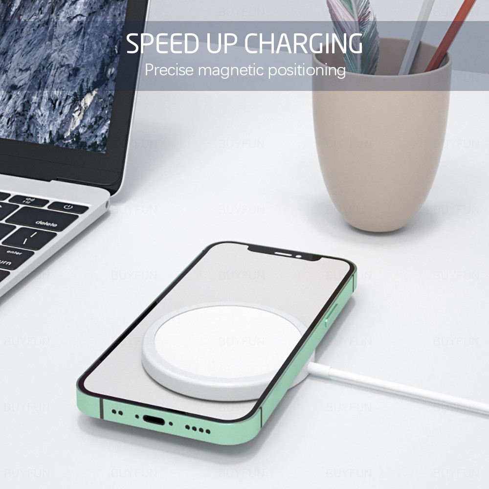 แท่นชาร์จแม่เหล็กไร้สาย Magsafe Charger สำหรับ iPhone 13/12 Mini/12 Pro