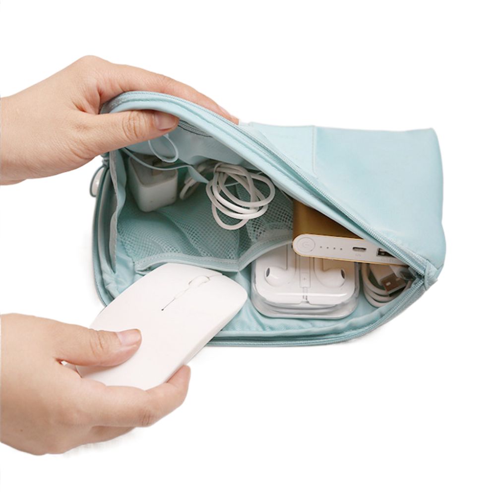 MEMEDAN Multifunction Travel Accessory Headset Bag Earphone Data Cable Digital USB Wire Organizer Cable Storage Bag Electronic Organizer Mobile Charger Holder