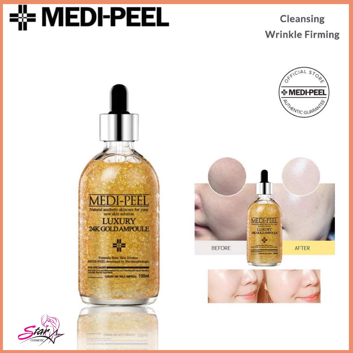 MEDI-PEEL Luxury 24K Gold Ampoule 100ml. | Lazada.co.th