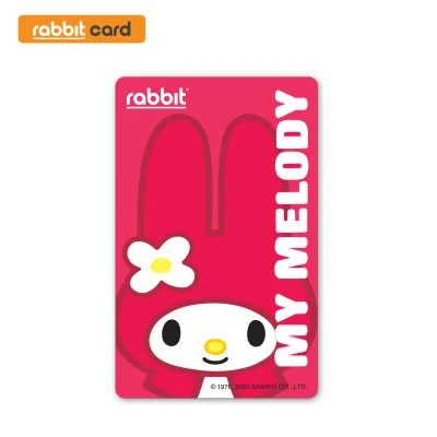 Rabbit Card บัตรแรบบิท My Melody สีแดง สำหรับบุคคลทั่วไป (MM Red)