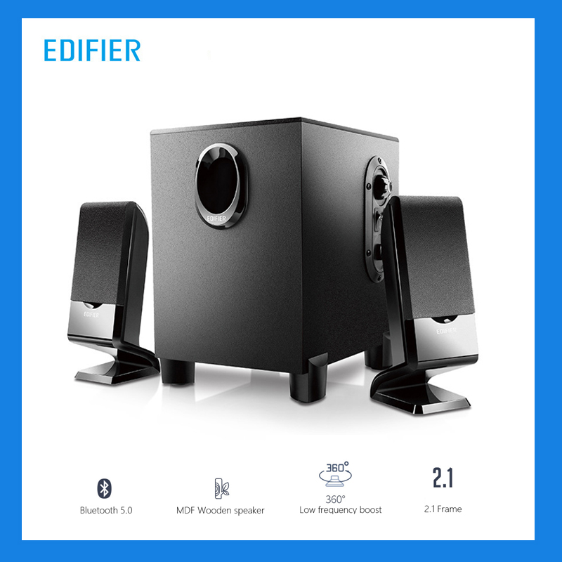 Edifier Subwoofer Speaker 2.1Ch. R101BTลำโพงสำหรับคอมพิวเตอร์ รองรับ Bluetoothใช้กับคอมพิวเตอร์ก็ดี รับประกันศูนย์ไทย 1 ปี gaming speaker