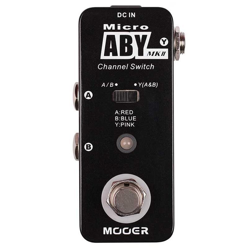 MOOER Micro-type Aby Mk2 Guitar Effect Pedal Channel Switch Effects With True Bypass Full Metal Shell Guitar Parts Malaysia