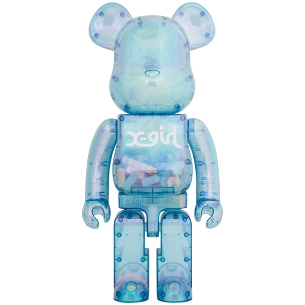 MEDICOM TOY - BE@RBRICK X-girl 2021 1000％ ライトブルー X-girl×Be@rbrick | NEWS | X-girl OFFICIAL SITE