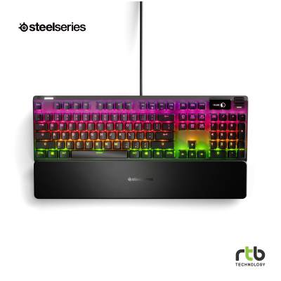 SteelSeries คีบอร์ดเกมมิ่ง RGB รุ่น Apex 7 (Keycap Thai) Red Switches