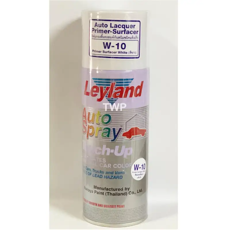 ภาพสินค้าสีสเปรย์ Leyland สีรองพื้นกันสนิม สีขาว (PRIMER WHITE ) W-10 (เลือกสีได้เองตามแคตาล็อค) AUTO SPRAY Leyland จากร้าน TwP  บน Lazada ภาพที่ 4