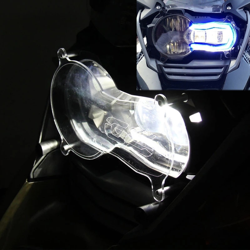 Motorcycle Headlight Grille Guard Lens Cover Headlight Protector