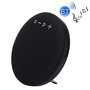 HDY-001 Portable Round Shaped Fabric Design Bluetooth Stereo Speaker with Built-in MIC. Support Hands-free Calls and TF Card and AUX IN and FM. Bluetooth Distance: 10m