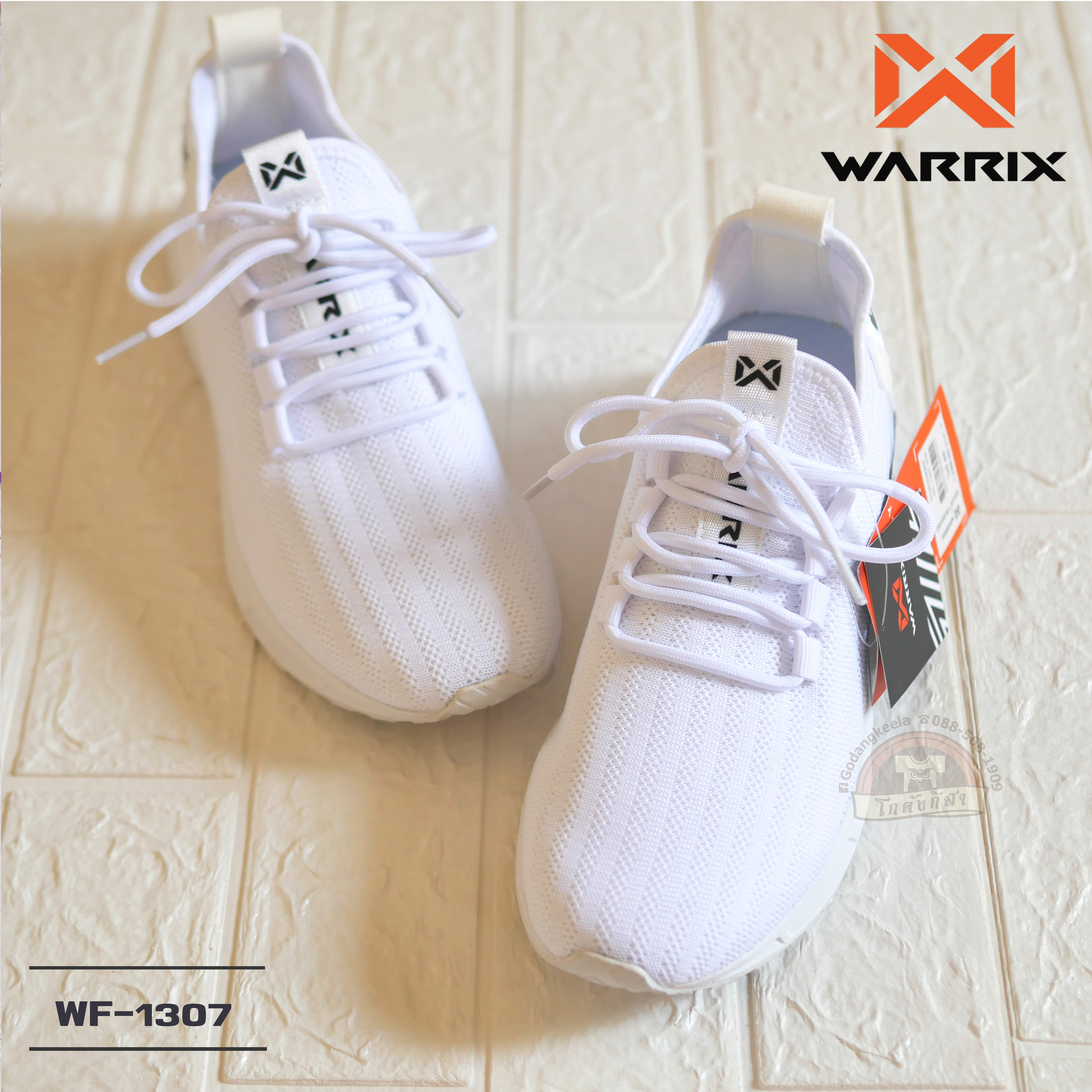 WARRIX รองเท้า รองเท้าวิ่ง Running WF-1307 สีขาว วาริกซ์ วอริกซ์ ของแท้ 100%