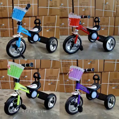Kids castle จักรยานสามล้อถีบรุ่นใหม่สำหรับเด็กมีเพลงมีไฟ