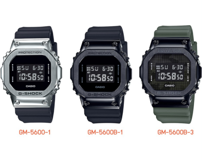 Casio G-Shock นาฬิกาข้อมือผู้ชาย สายเรซิ่น รุ่น GM-5600 SERIES (GM-5600,GM-5600B,GM-5600-1,GM-5600B-1,GM-5600B-3) Casio G-Shock นาฬิกาข้อมือผู้ชาย สายเรซิ่น รุ่น GM-5600 SERIES (GM-5600,GM-5600B,GM-5600-1,GM-5600B-1,GM-5600B-3)