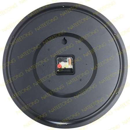 KING TIME นาฬิกาแขวนทรงกลม ขนาด 18 นิ้ว รุ่น 187WG-QC สีทองตัวเลขดำ