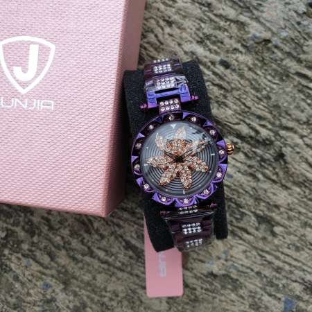 นาฬิกาข้อมือผู้หญิง แบรนด์แท้ Junjia 100% งานสวยมาก หน้าปัดหมุนได้ สวยสุด สะดุดใจมาก พร้อมกล่องแบรนด์ นาฬิกาข้อมือผู้หญิง แบรนด์แท้ Junjia 100% งานสวยมาก หน้าปัดหมุนได้ สวยสุด สะดุดใจมาก พร้อมกล่องแบรนด์