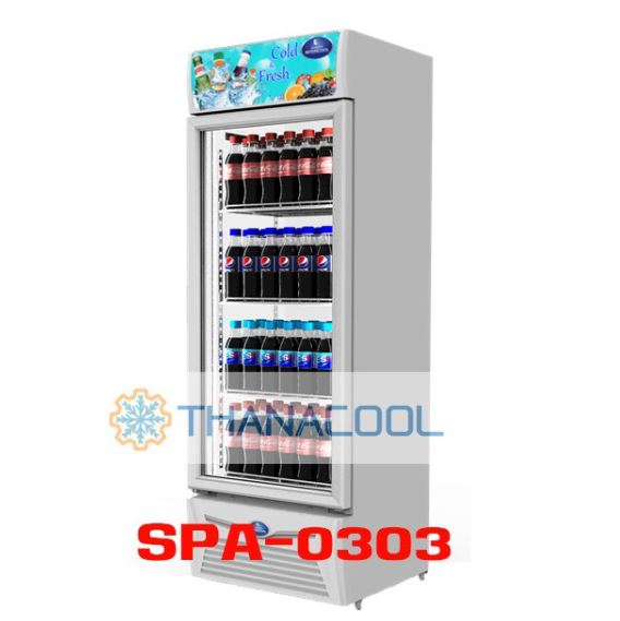 ตู้แช่เย็น 1 ประตู SANDEN INTERCOOL รุ่น SPA-0303 (9.9 คิว/280 ลิตร)