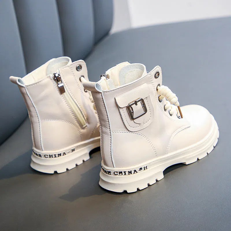 GHJYJ STORE Princess Short Boots Girls Autumn Winter Martin Shoes - Girls Boots