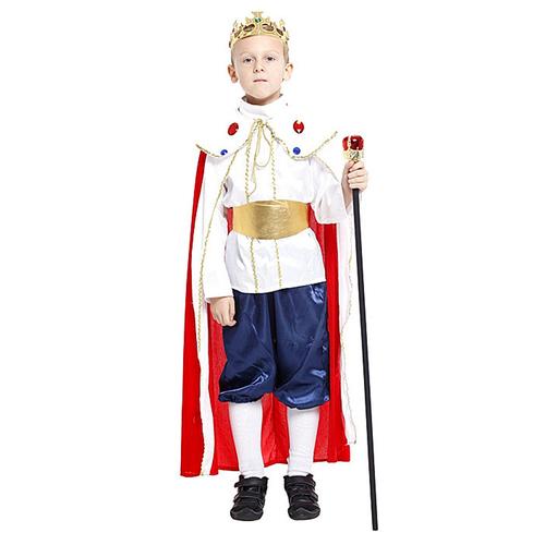 ชุดคอสตูมเจ้าชาย Lordliness King costume มีไซส์สำหรับเด็กสูง 100 - 140 ซม. มีอุปกรณ์ตกแต่งมาให้ครบเซ็ท ชุดสวมสบาย ใส่แล้วเท่ห์ไม่ซ้ำใคร งานคุณภาพดี เหมาะกับใส่ไปงานปาร์ตี้แฟนซี งานโรงเรียน ช่วยเสริมสร้างจินตนาการ แรงบันดาลใจ และสร้างสีสันให้งานเลี้ยง