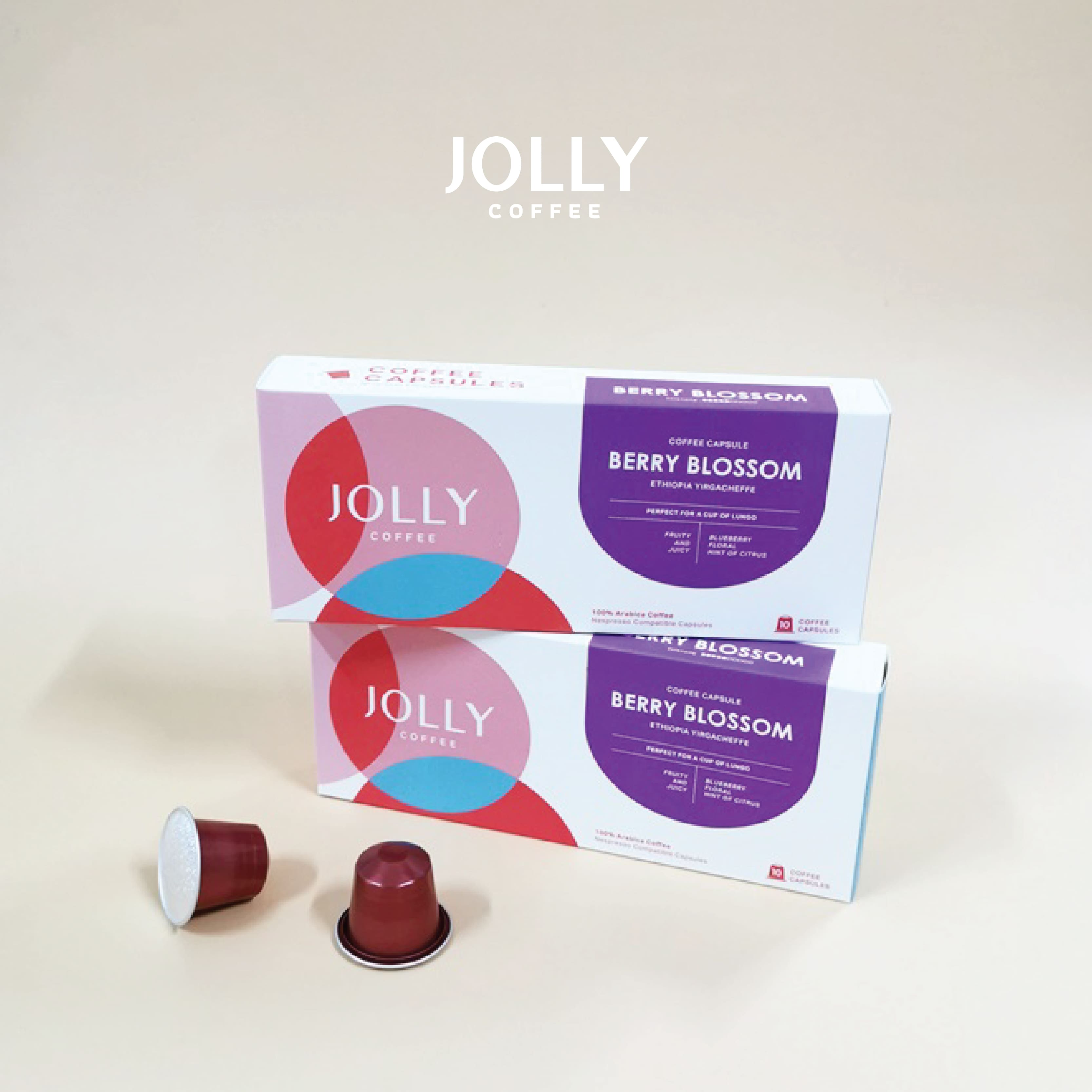 JOLLY COFFEE กาแฟแคปซูล Berry Blossom Ethiopia Yirgacheffe ฟรุ้ตตี้