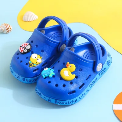 Summer Baby Sandals 0-5 Years Boys and Girls Soft-soled Toddler Shoes Cute Cartoon Slippers