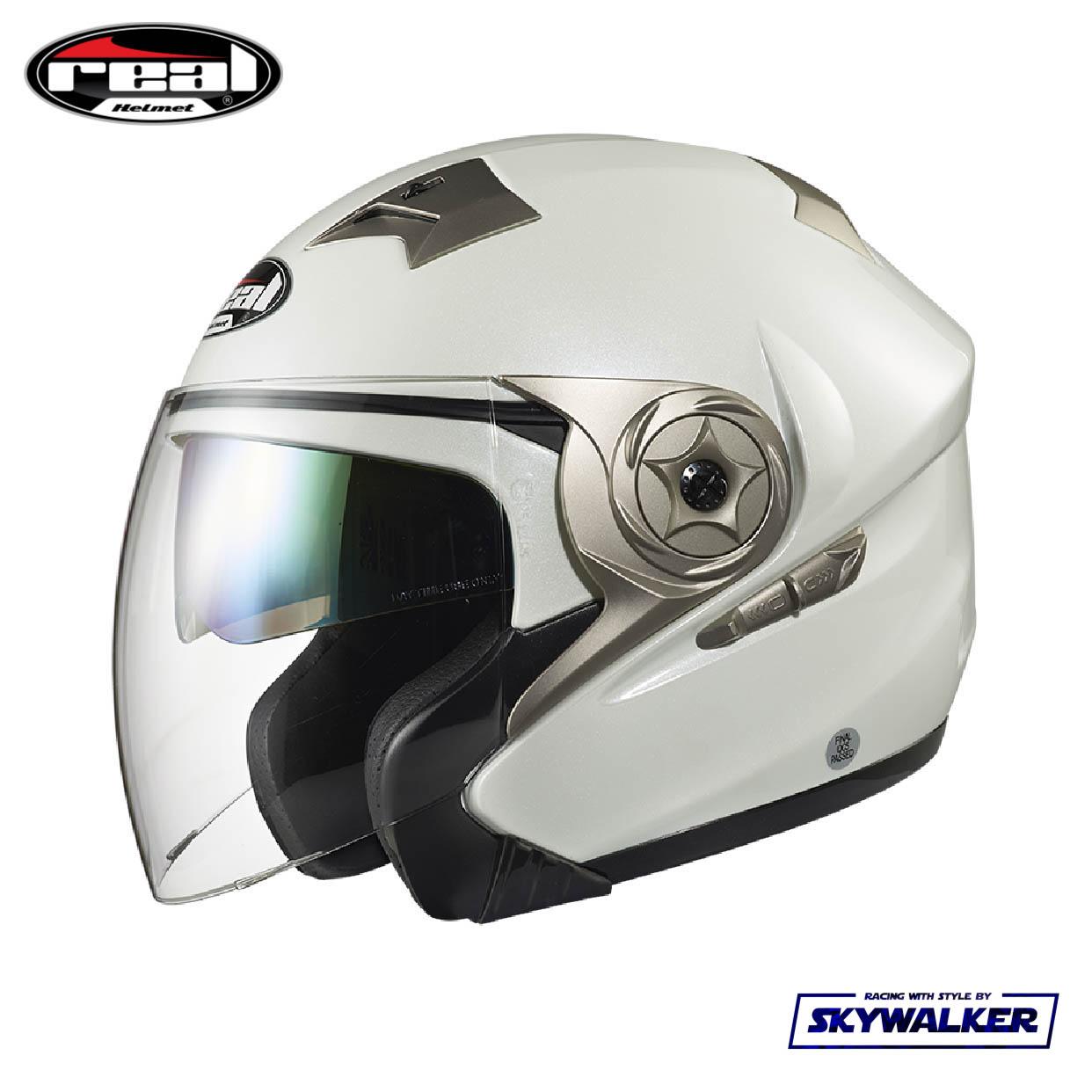 【ส่วนลด】**REAL HELMET หมวกกันน็อค เปิดหน้า รุ่น NEXT Lazada.co.th