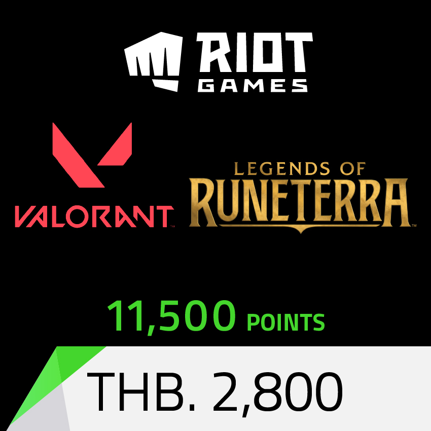 Riot Cash (Valorant,Legends of Runeterra) 11500 Point