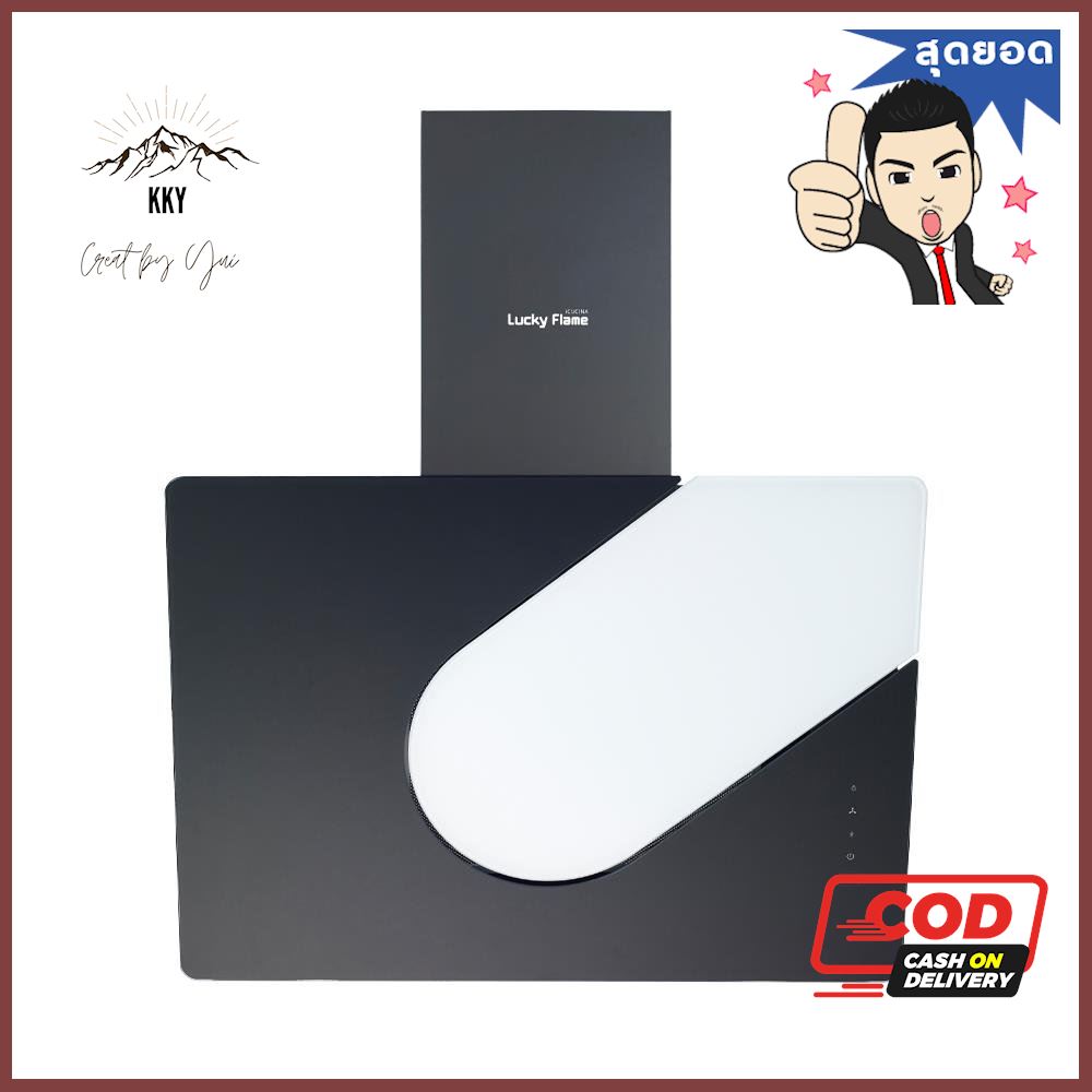 เครื่องดูดควันกระโจม LUCKY FLAME RG-941T(BW) 90CMCHIMNEY HOOD LUCKY FLAME RG-941T(BW) 90CM **สอบถามเพิ่มเติมได้จ้า**