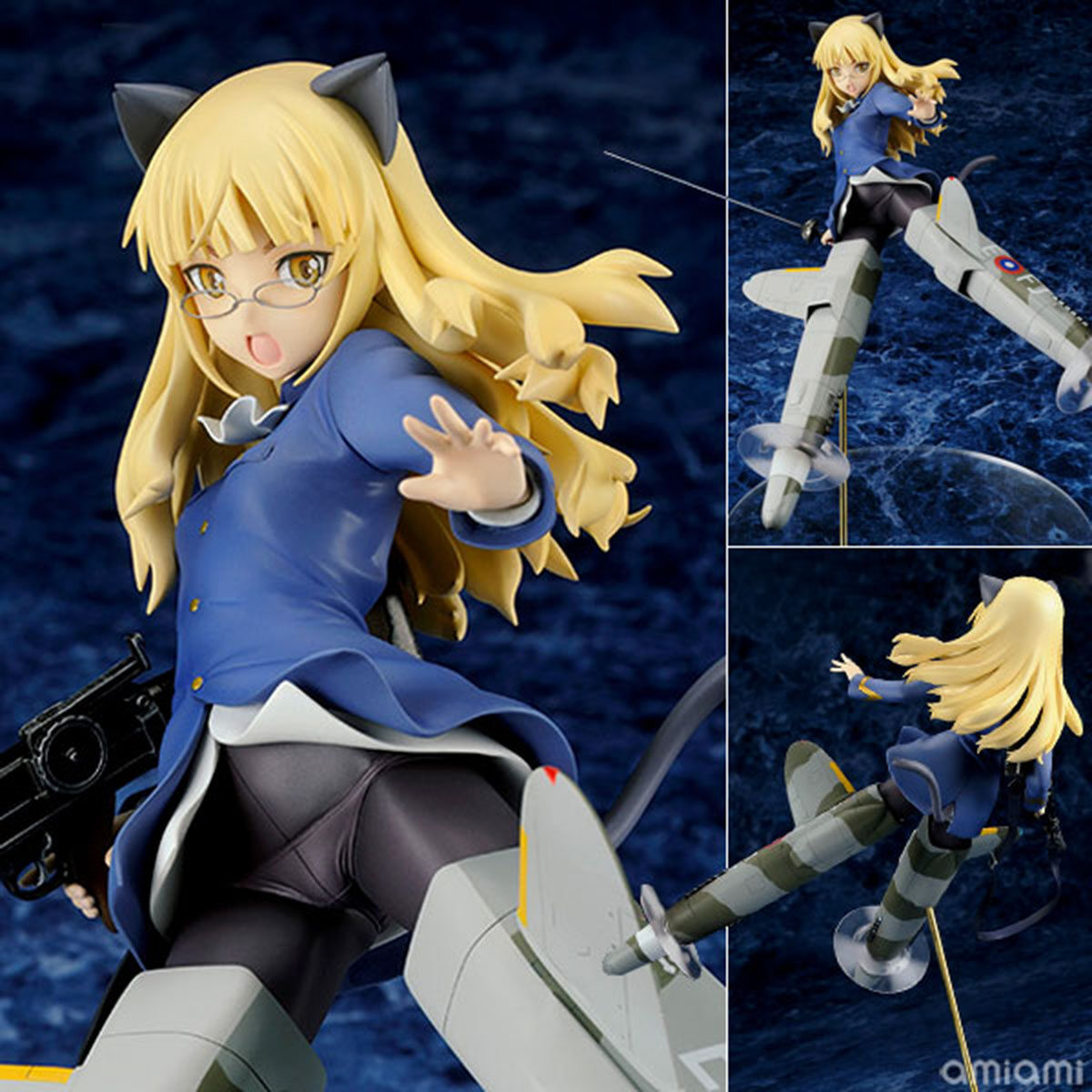 Model โมเดล งานแท้ 100% Alter จาก Strike Witches วิทเชส สไตรค์ วิทช์ สงครามเวหา กกน ลอยฟ้า สู้ตาย กองบินส่วนเกินแห่งซุโอมุส Perrine H Clostermann แพรีน โกลสแตร์มันน์ 1/8 Ver Original from Japan Figure ฟิกเกอร์ Anime อนิเมะ การ์ตูน มังงะ คอลเลกชัน manga